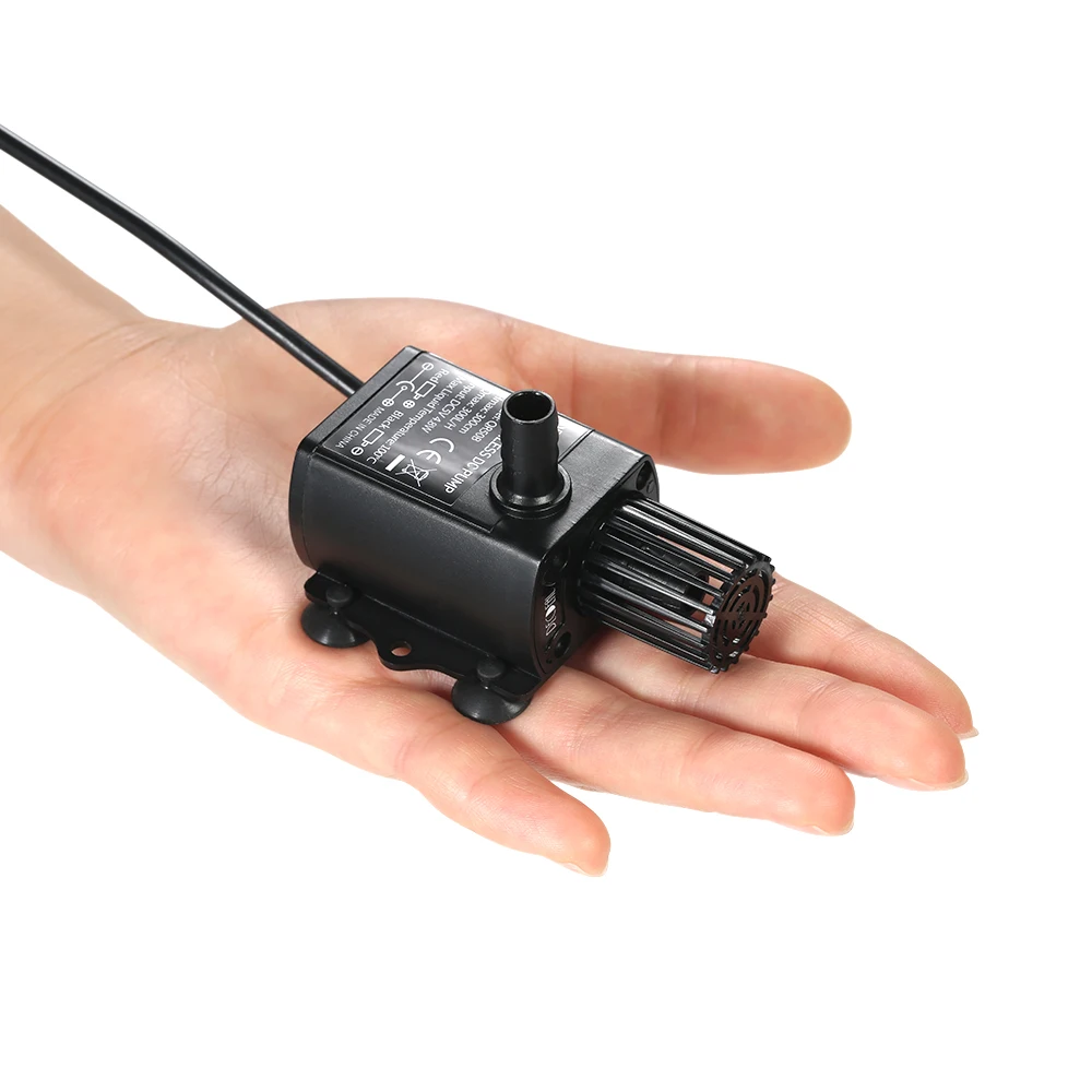 USB DC5V 2 4 W Ультра-тихий мини Бесщеточный Водяной насос Водонепроницаемый