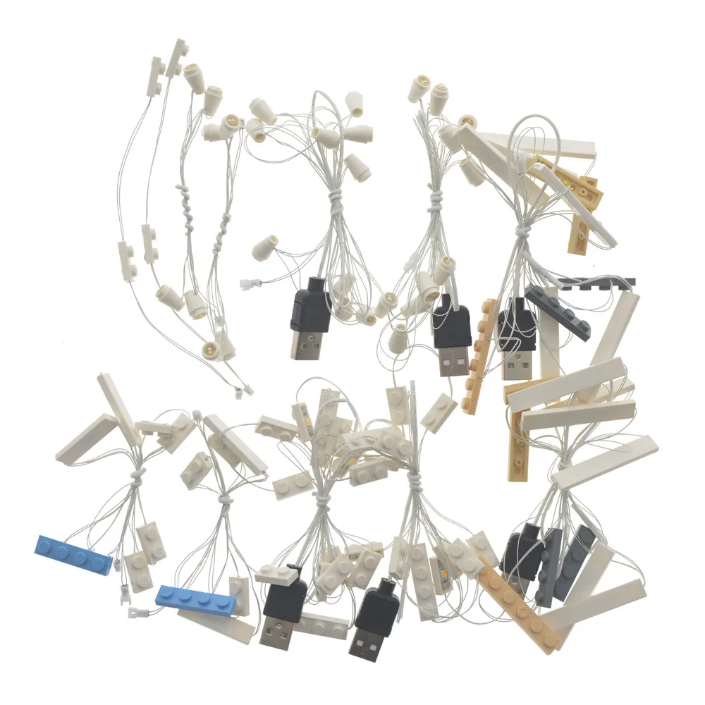 Only LED Light Set Светодиодный светильник MTELE, комплект для 10214, архитектура, Лондонский Тауэрский мост, светильник, совместимый с 17004(не включает модель - Цвет: Only LED Light Set