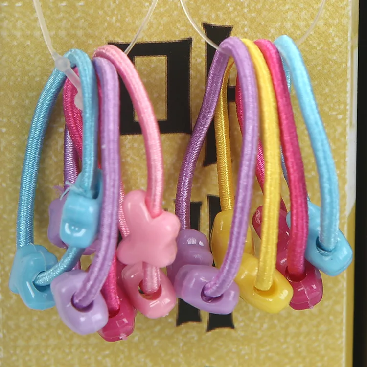 Hot Sale 1Pack Little Girl Hair Accessories Cute Candy Colors Elastic Rubber Band High Quality Kid Ponytail Holder Headband | Детская