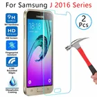 Закаленное стекло для samsung j1 j3 j5 j7 2016, 2 шт., защитное стекло, защитная пленка для экрана Safety Tremp на galaxy j 1 3 5 7 1j 3j 5j 7j
