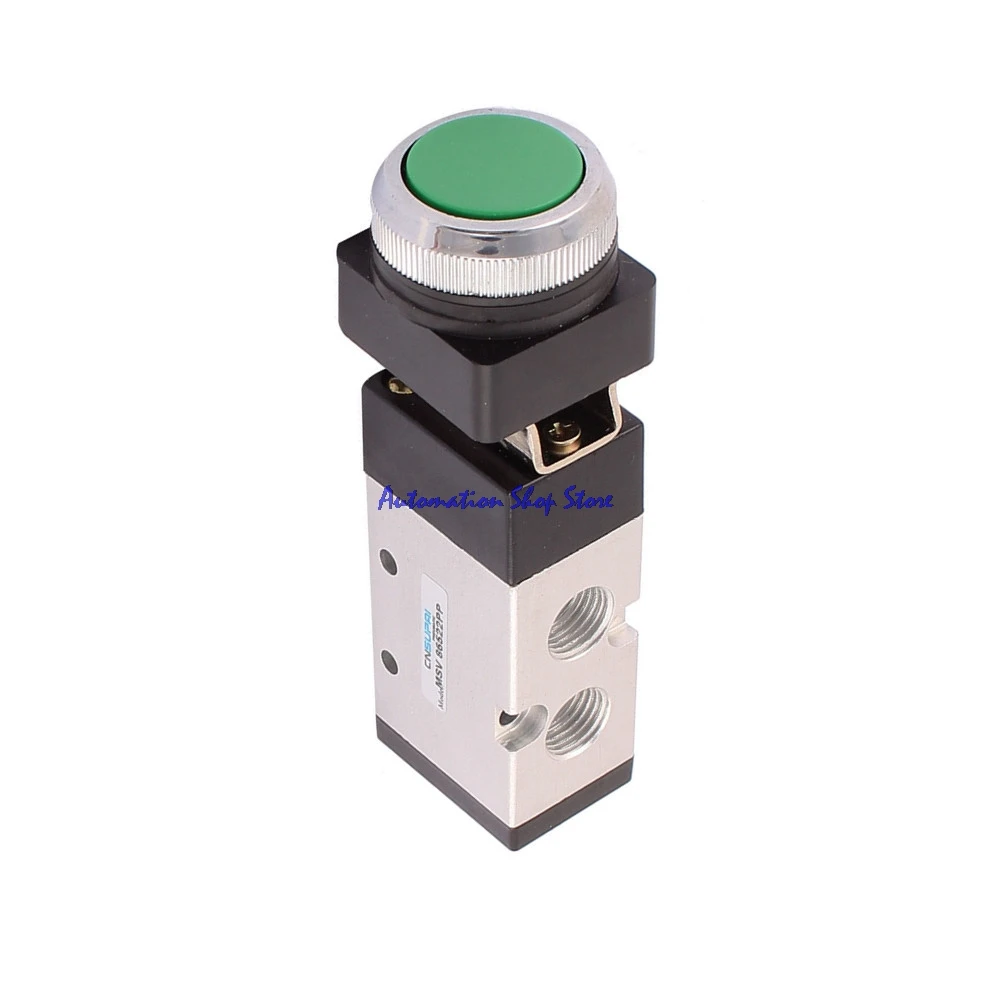 Кнопочный воздушный клапан Right pneumatics MV522 Серия Механический MV522PP 2 положения 5