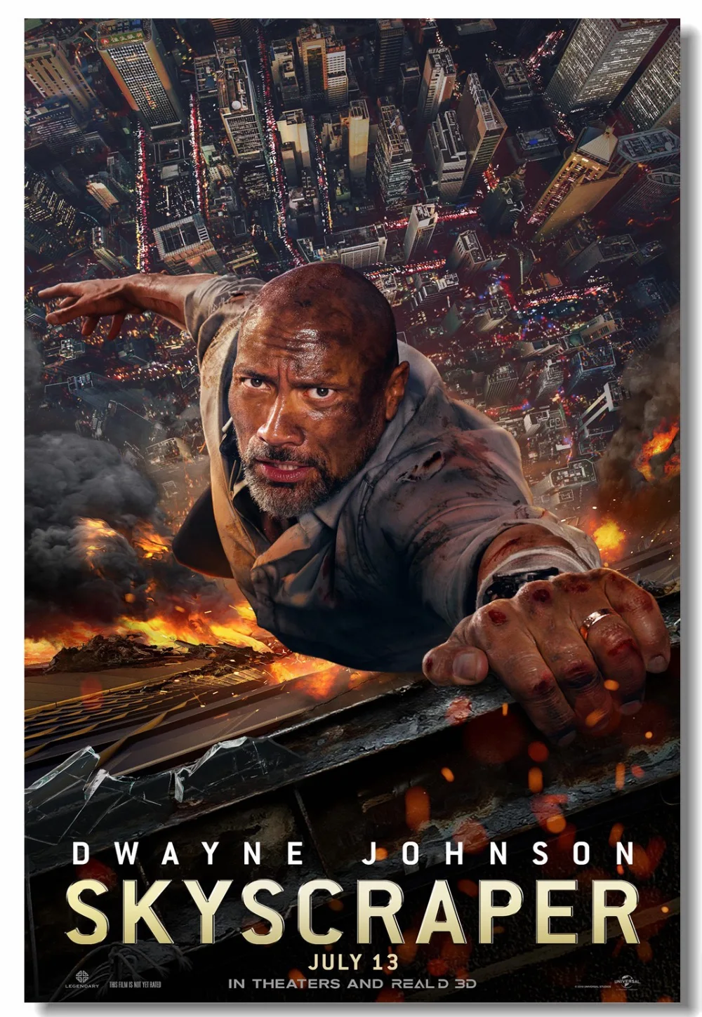Фото Custom Wall Decor Canvas Prints Skyscraper Poster Sticker Dwayne Johnson Wallpaper Living Room Decoration #2910# Дом и сад Custom Wall Decor Canvas Prints Skyscraper Poster Sticker Dwayne Johnson Wallpaper Living Room Decoration #2910# Дом и сад