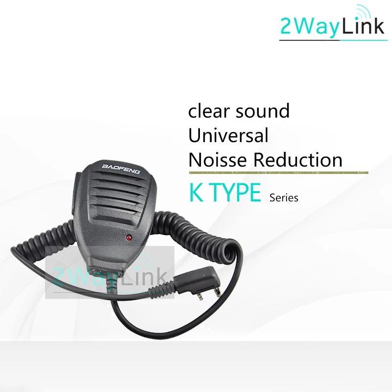 Иди и болтай Walkie Talkie Baofeng Динамик микрофон для UV 5R 82 Bf 888s H777 RT DM GT 3 S9 аксессуары