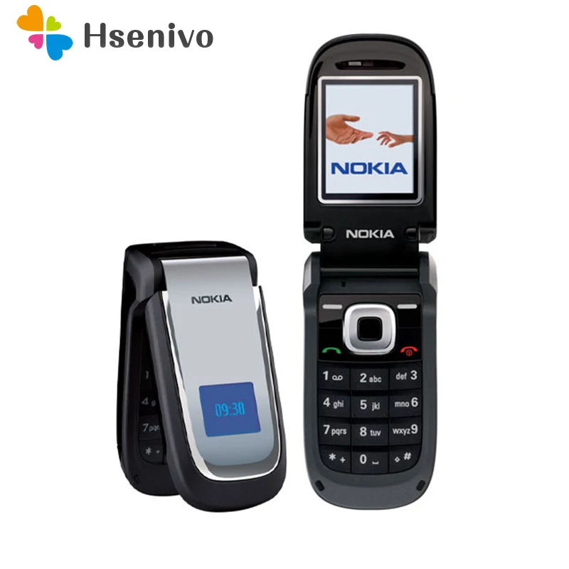 Nokia 2660 Восстановленный оригинальный Flip 1 85 дюйма GSM мобильный телефон 2G с Bluetooth FM