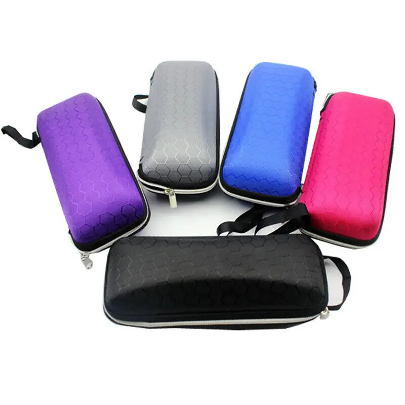 Качественный портативный чехол на молнии для очков жесткий футляр защита