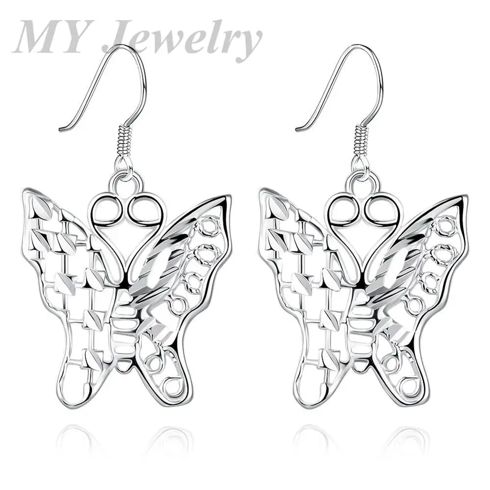 E683 Wholesale 2016 new brand 925 silver earrings fashion jewlery wedding party gift | Украшения и аксессуары