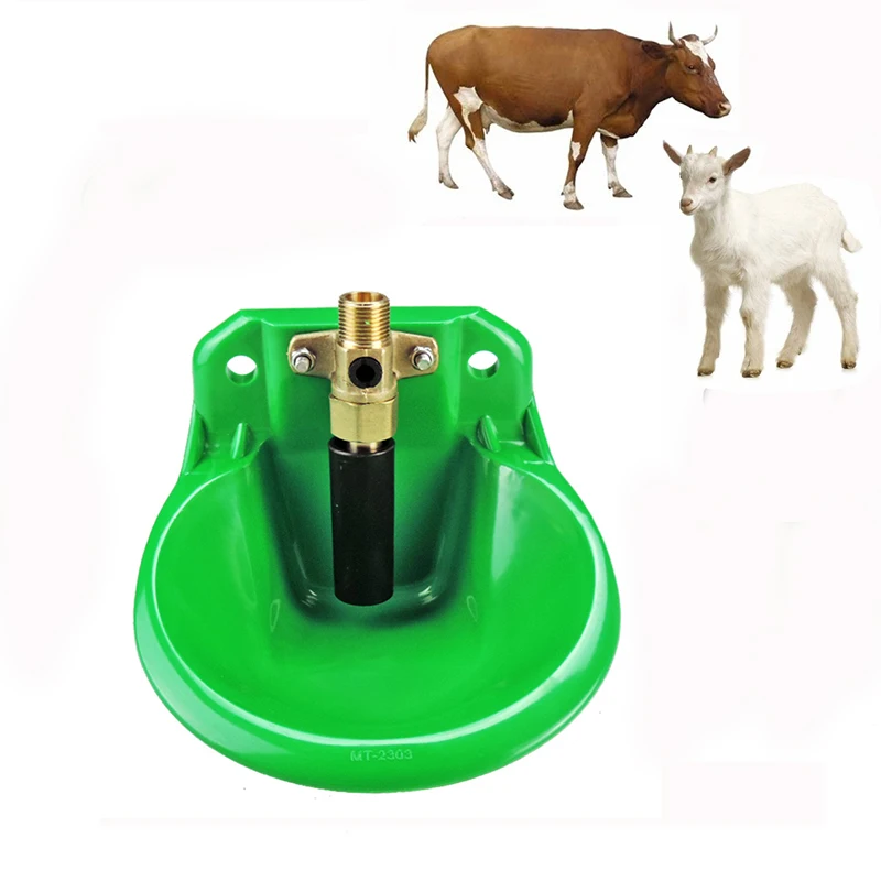 

Cattle Cow Water Bowl Automatic Sheep Pig Water Drinker Animals Drinking Tools Replace Cattle Copper Valve Touch Farm animals