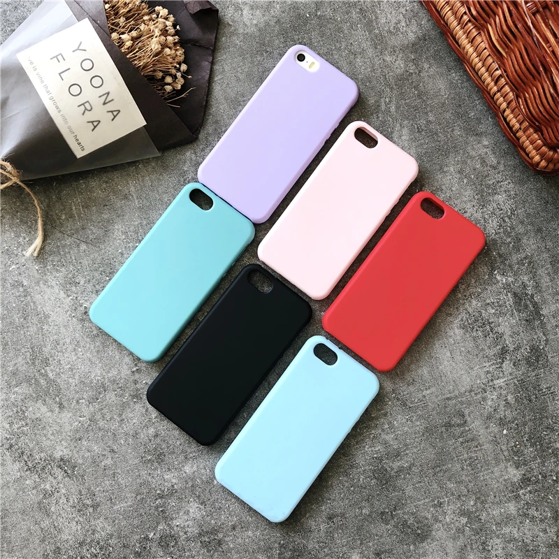 Высокое качество конфеты полный чехол для Apple iPhone 5 Мягкий ТПУ силиконовый чехла S
