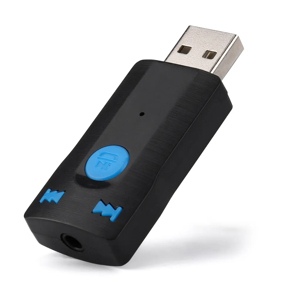 Комплект беспроводной связи Bluetooth для автомобиля AUX аудио USB приемник адаптер