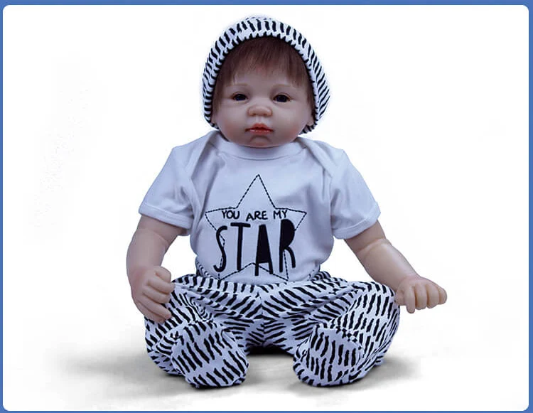 Reborn Boy куклы 22 &quot53 см силиконовые для новорожденных и малышей Bebe Boneca Menino детские