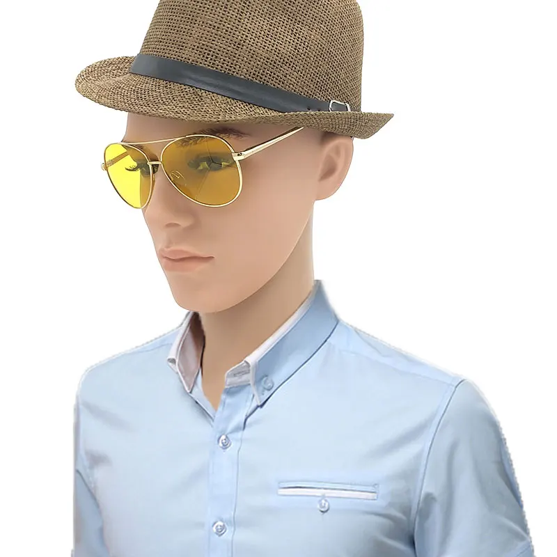 Поляризованные очки с желтыми стеклами Для мужчин солнцезащитные для ночного