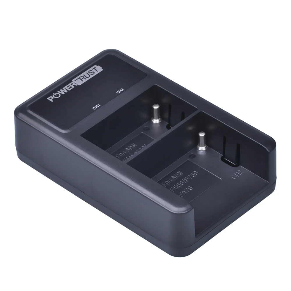 PowerTrust LED Dual USB Charger для Sony NP-FM50 NP-FM70 NP-FM90 NP-FM500h NP-F550 NP-F570 NP-F750 NP-F770 | Электроника