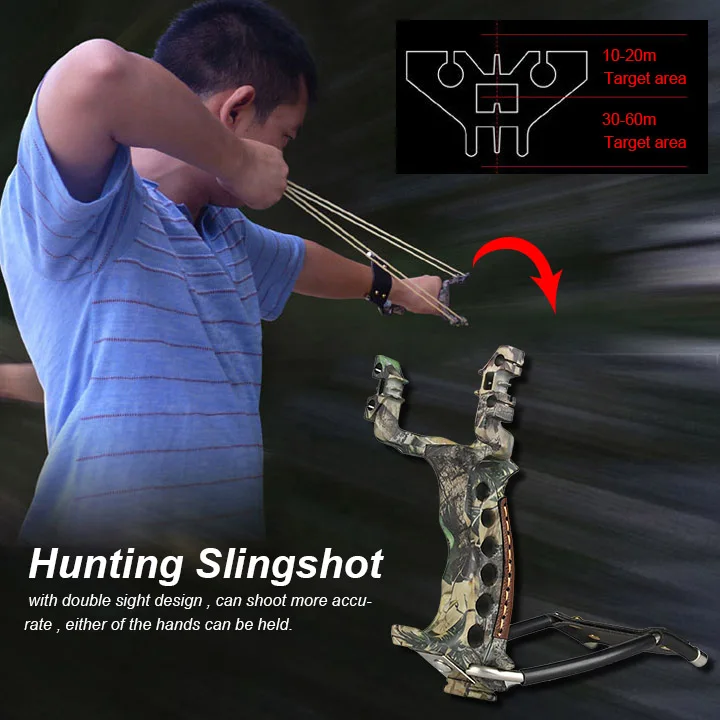 Высококачественный Алюминиевый охотничий Рогатка оптика складной наручный