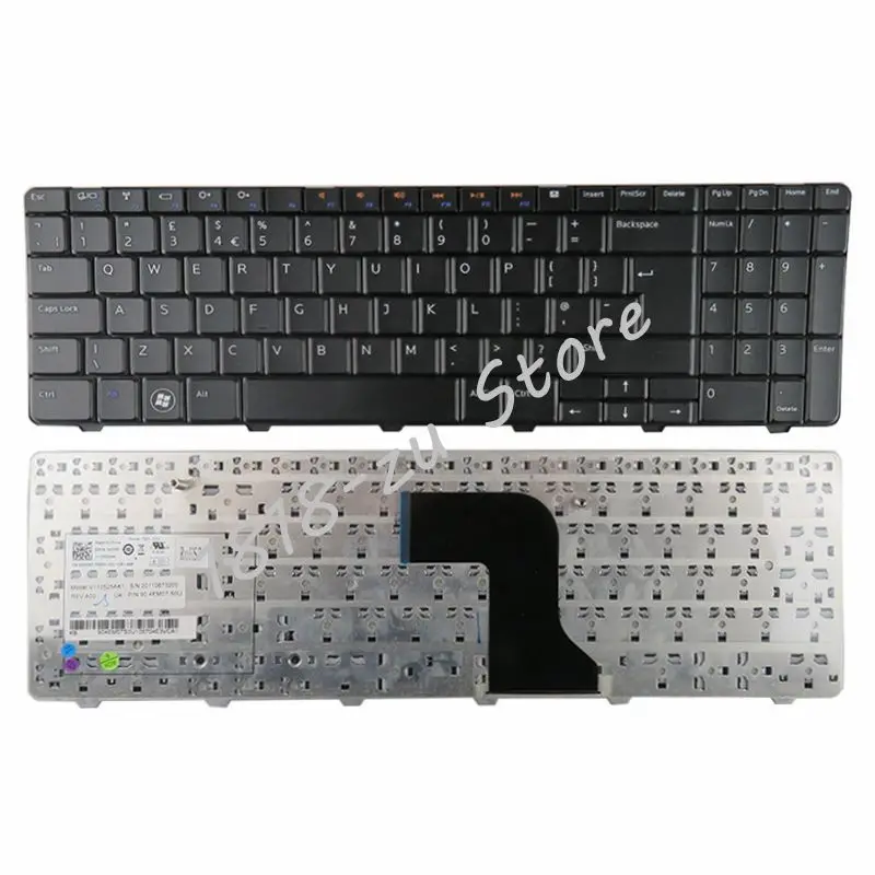 Teclado para Laptop Dell para Inspiron 15 15r 15n 15m 5010 N5010 M5010 Teclado de substituição