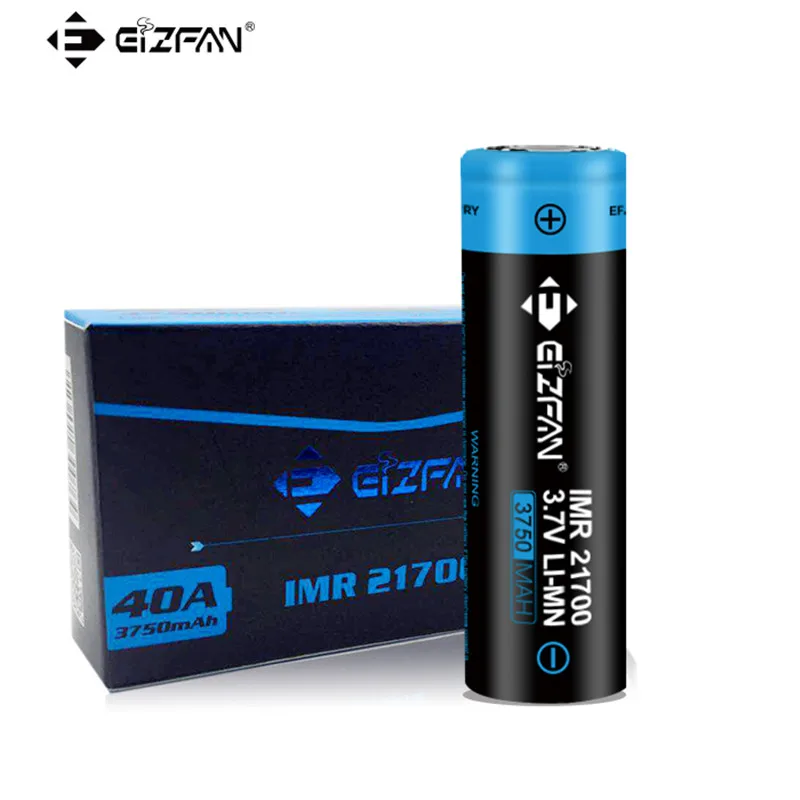 EIZFAN 21700 аккумулятор 40A 3750 мАч для Vaporesso Armour Pro Joyetech ESPION Solo Eleaf iStick Pico S Ehpro Armor основная