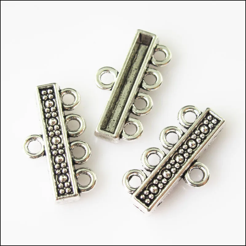 16 шт. длинные подвески-коннекторы серебристого цвета | Украшения и аксессуары