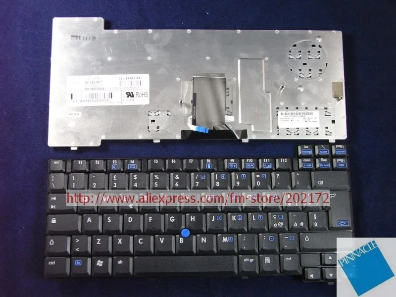 Совершенно новая черная клавиатура для ноутбука 378188-061 361184-061 6037A0092606 серии HP Compaq