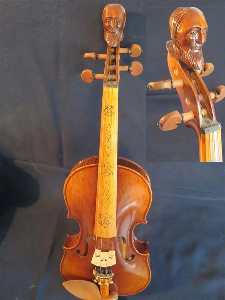 

Strad style SONG master violin 4/4, carved old man neck great sound #8252
