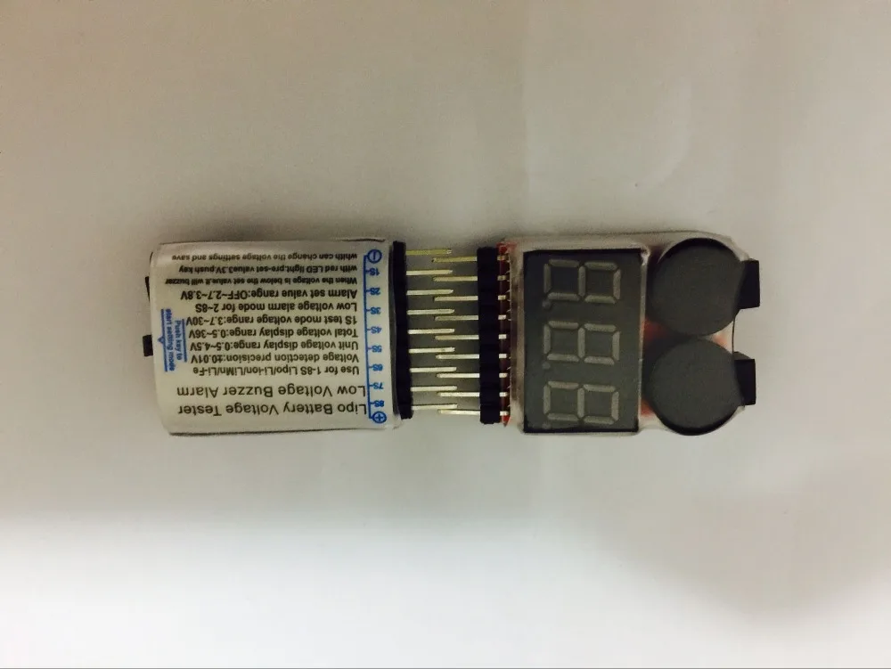 5 шт. для 1 8S Lipo/li ion/Fe Напряжение батареи 2 в тестер низкое напряжение звуковой