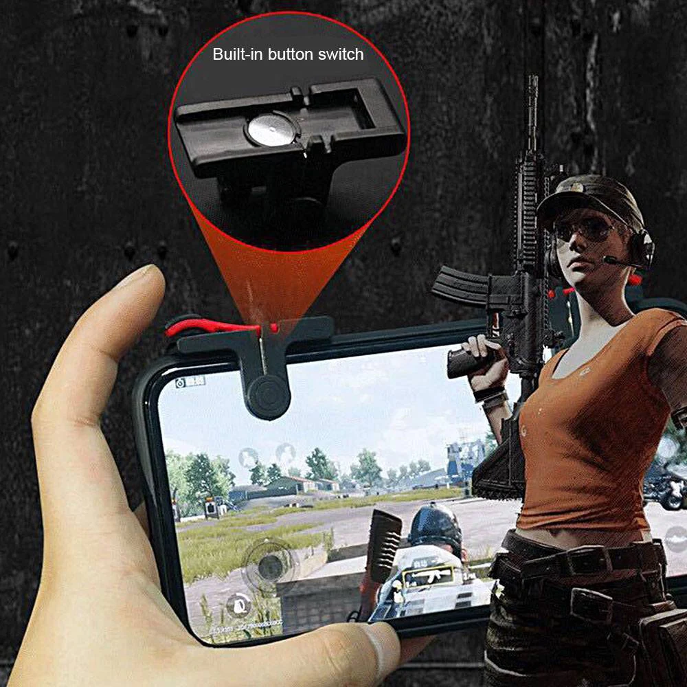 Pubg мобильный геймпад контроллер для телефона L1R1 рукоятка с джойстиком/триггером