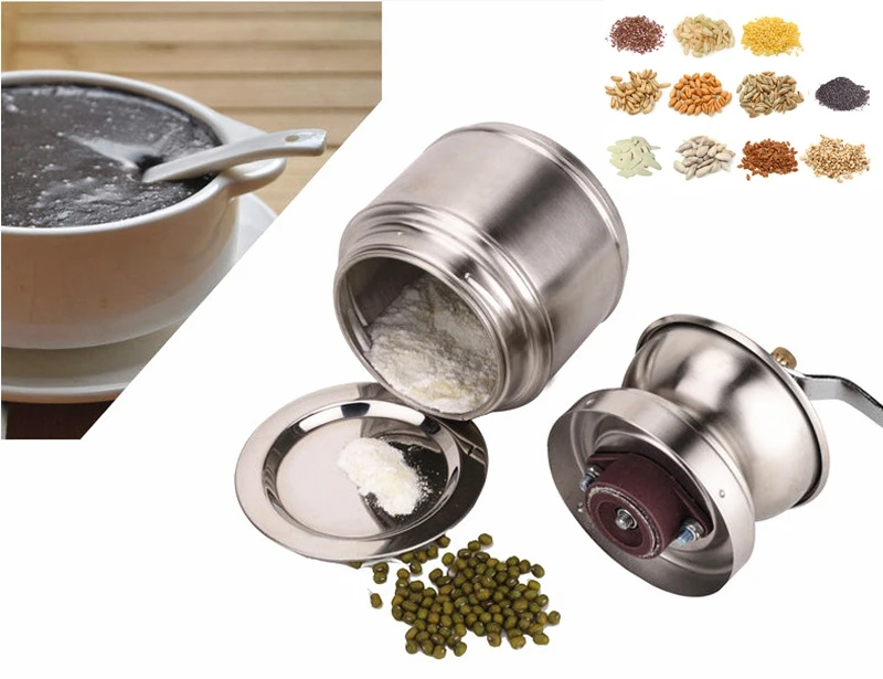 Ручной для специй кофемолка из нержавеющей стали с керамическим сердечником