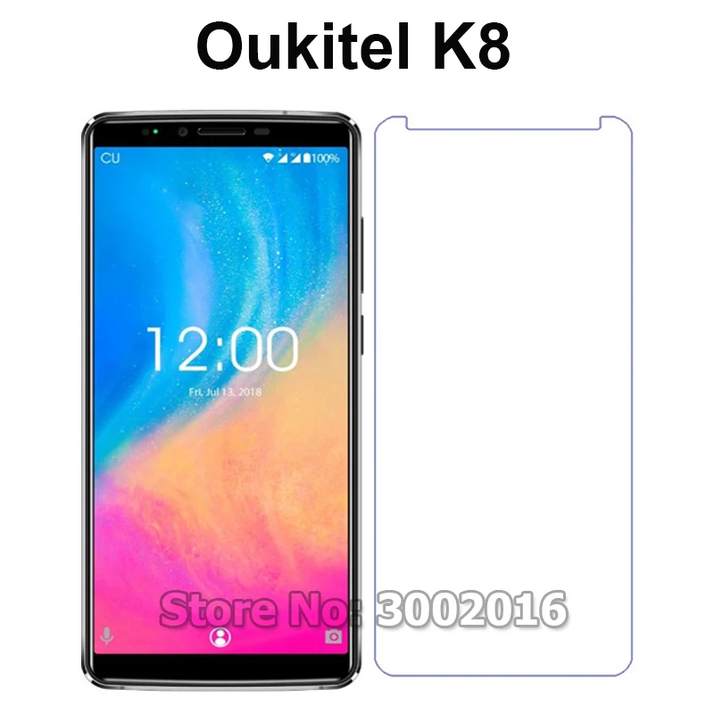 

Защитное стекло, закаленное стекло 9H для Oukitel K8, 2 шт.