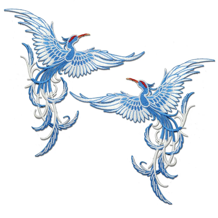 

Embroidery Chinese Large Patch Stick Fashion Decorative Hole Clothes Patch