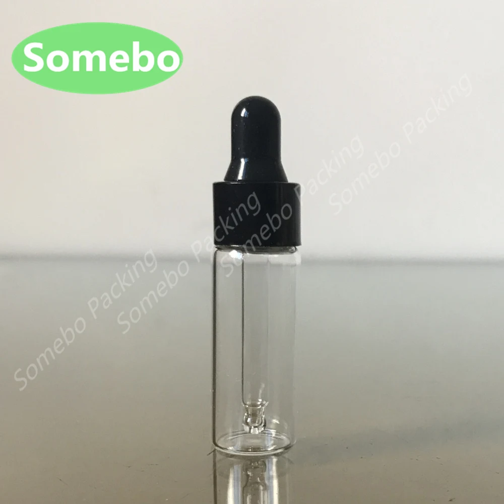 

200pcs/lot 5ml Clear Glass Dropper Bottle , 5cc Transparent Small Vials With Pipette For Cosmetic Perfume Essential Oil Bottles