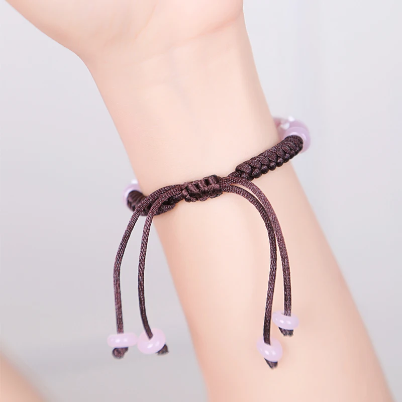 Очень Популярные вязаные браслеты ручной работы с различными розовыми