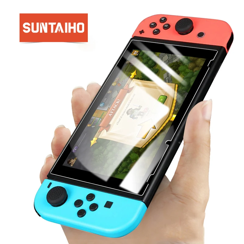 Защитное стекло Suntaiho 9H закаленное для Nintendo Switch Защитная пленка NS HD стеклянная