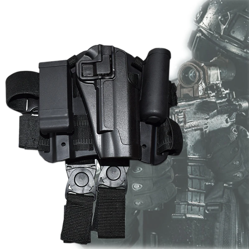 

Military Colt 1911 Gun Holster Tactical Quick Drop Leg Holster For Colt 1911 Right Hand Pistol Airsoft Paintball Hunting Holster