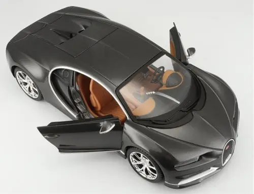 Модель машины Bugatti Chiron черная литой под давлением 1/24|car model|bugatti modelscars diecast |