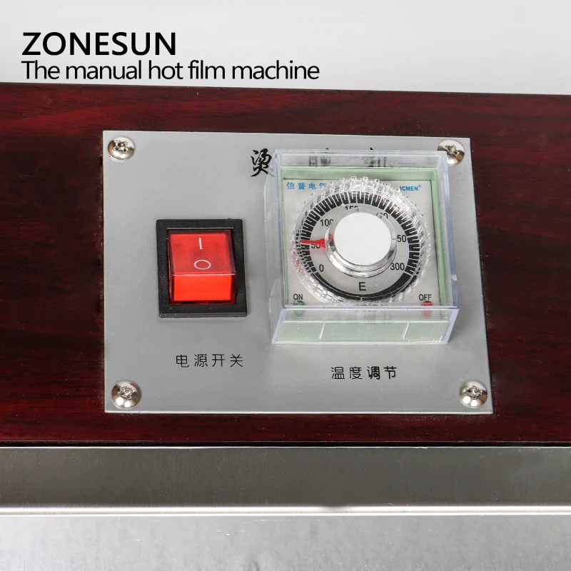 ZONESUN iphone пленка термоусадочная упаковочная машина для духов коробка сигарет Косметика покер коробка блистерная пленка упаковочная машина