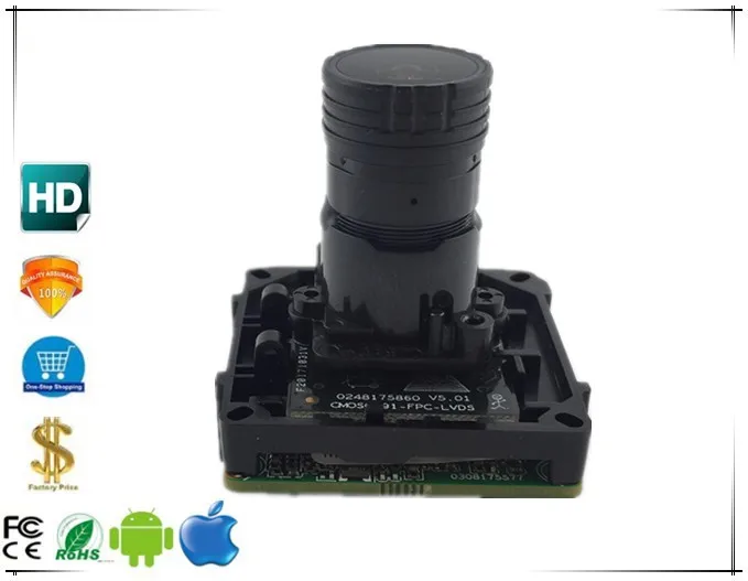 С объективом F1.0 sony IMX291 + 3516E 1080P StarLight H.265/H.264 плата модуля ip камеры с низким