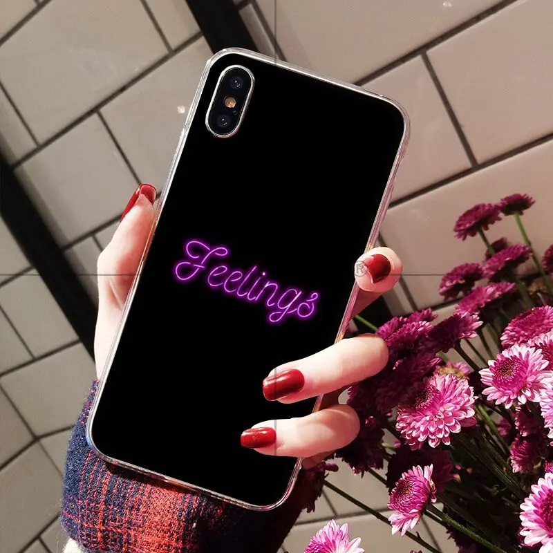 Ruicaica черный фон флуоресцентный smal чехол для телефона оболочка Apple iPhone 8 7 6 S Plus X XS MAX
