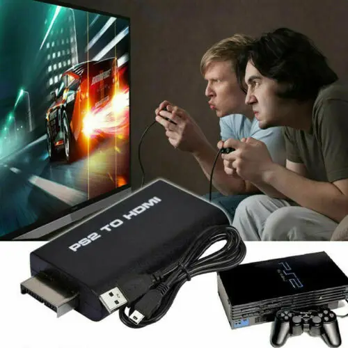 Для PS2 к HDMI 480i/480p/576i Ypbpr USB 5V аудио-видео конвертер адаптер с 3 5 мм аудио Выход