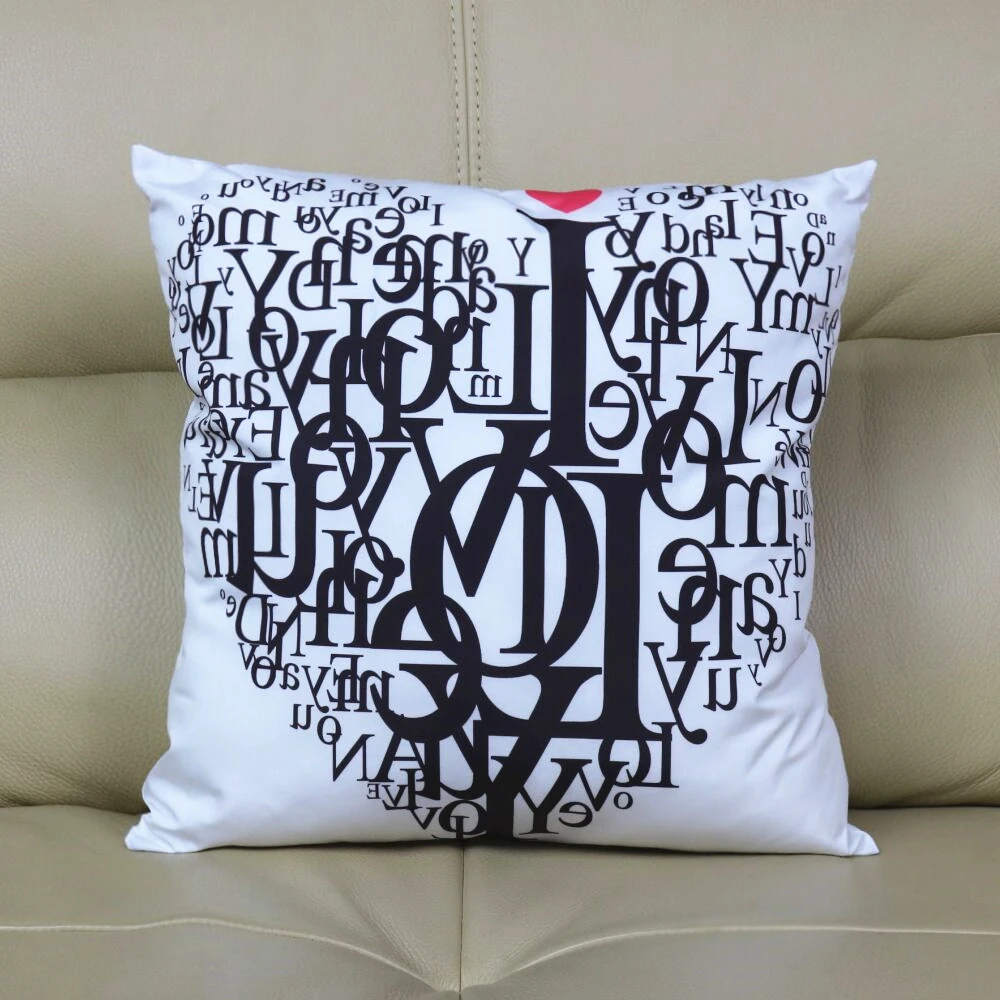 Модная подушка с надписью LOVE наволочка простая декоративная товары для