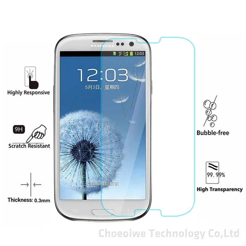 Защитное стекло CHOEOIWE для Samsung Galaxy S3 Neo i9301 SIII I9300 GT Duos i9300i 2.5D 9H|screen protector|tempered glass filmglass