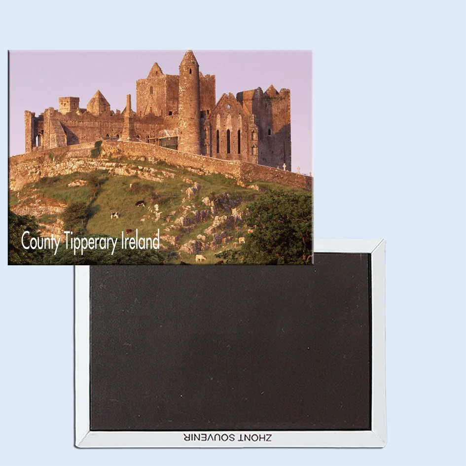 

The Rock of Cashel, County Tipperary, Ирландия магнитный холодильник, прикрепленный с туристическими сувенирами, домашние аксессуары 24832