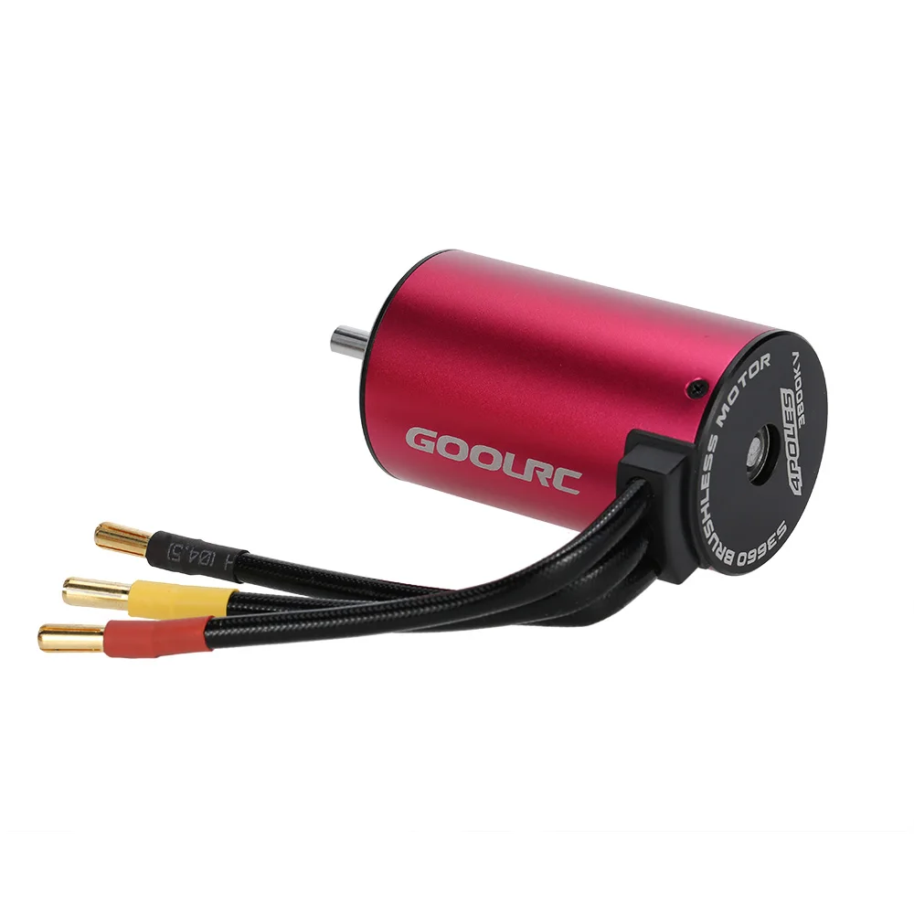 Оригинальный бесщеточный Бесконтактный двигатель GoolRC S3660 3800KV 4 полюса для 1/8 1/10 RC