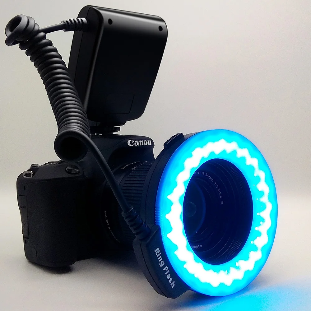 Travor Macro 48 шт. светодиодный светильник RF550D для Canon Nikon Panasonic Pentax Olympus DSLR камеры