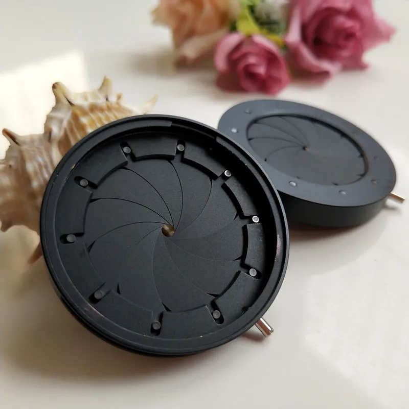 

50pcs 1-29mm Amplifying Digital Camera Biological Microscope Metal Zoom Adjustable Optical Iris Diaphragm Aperture Condenser