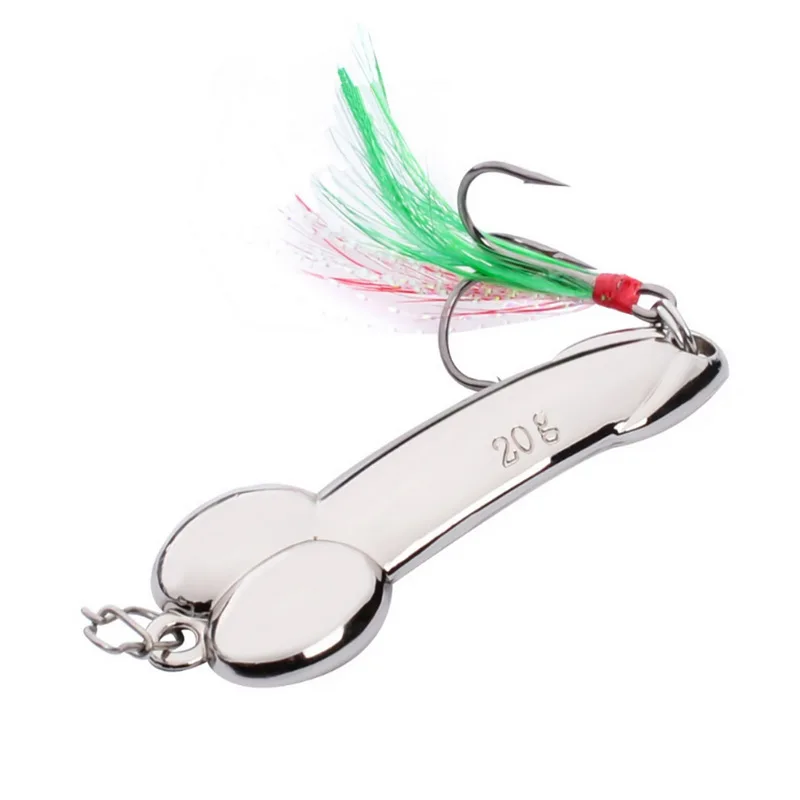 Sliver 20g 1 шт., 5 г-20 г, жесткие металлические рыболовные крючки, искусственные ложки, Крючки 36-53 мм, приманки, рыболовные снасти, рыболовные крючки - Цвет: Sliver 20g
