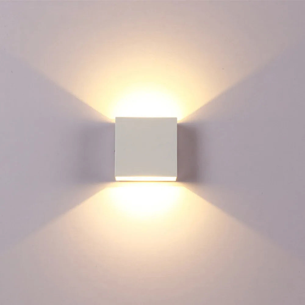 Приглушаемая светодиодная настенная лампа 110 в 220 6 вт|Комнатные настенные LED