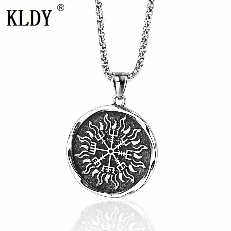 Подвески KLDY rune мужское Ожерелье Амулет Викинга кулон дружба ожерелье Готическая