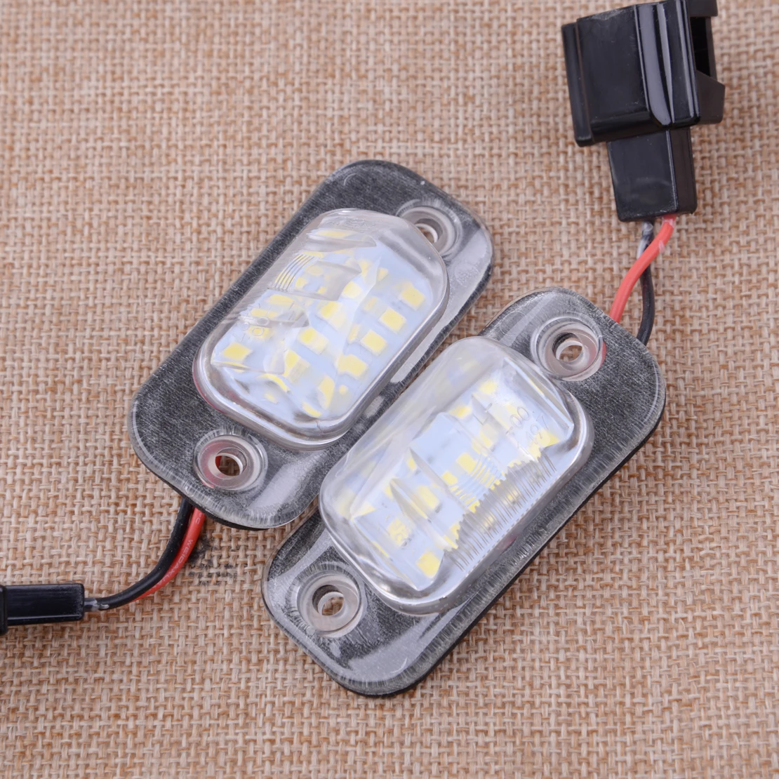 2pcs светодиодный светильник номерного знака для VW Golf 3 Polo 3 Seat Jbiza Coidoba