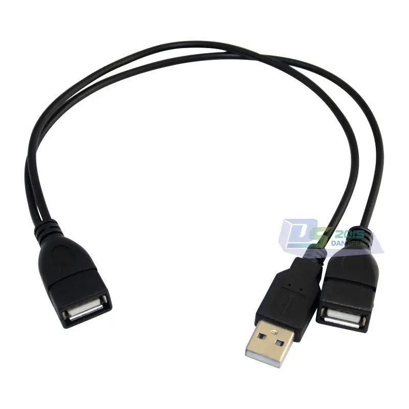 Danspeed 30 см 1FT женский USB 2 0 для Dual Мужской и Женский Удлинительный Кабель адаптер|usb