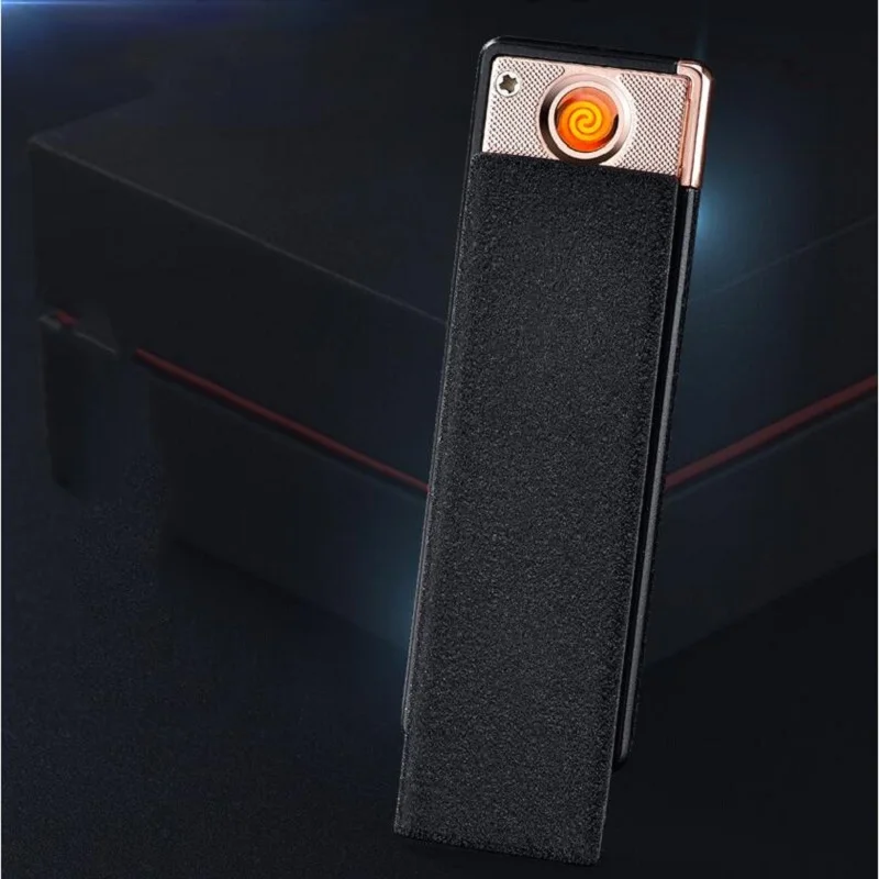 Электронная USB Зажигалка перезаряжаемый прикуриватель ветрозащитная