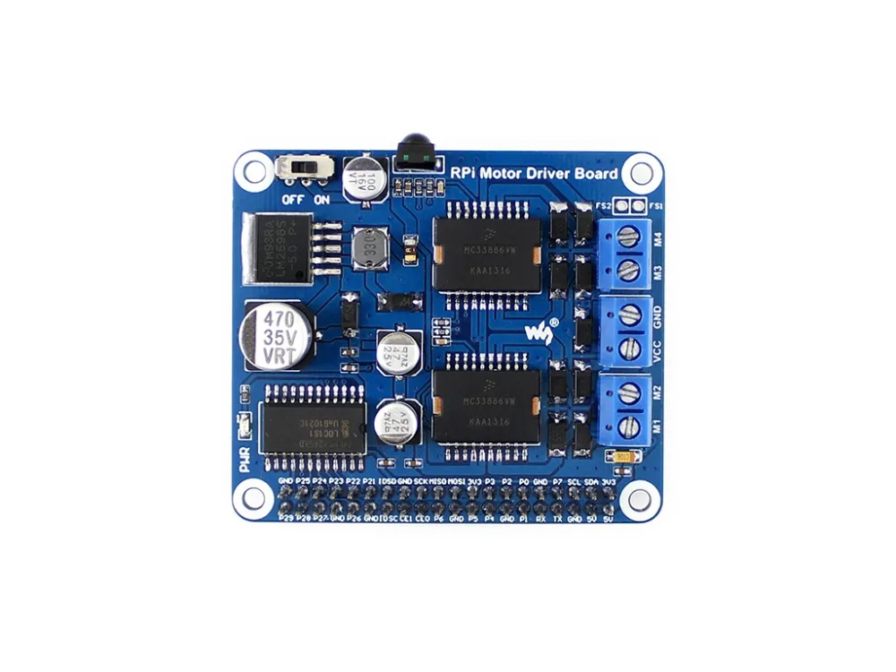 Raspberry Pi A +/B +/2B/3 Модель B Плата расширения Двигателя драйвер платы DC Мотор шаговый