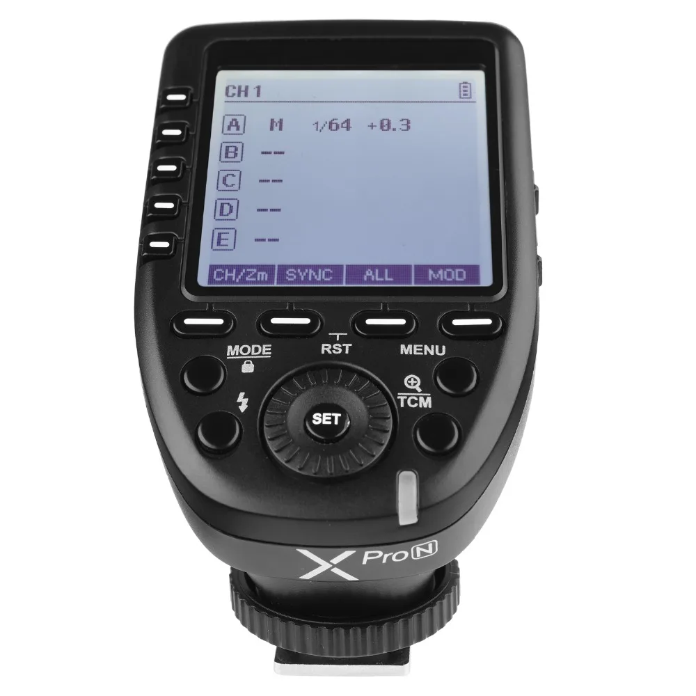 Беспроводной триггер Godox Xpro-N i-TTL II 2 4G Высокоскоростная синхронизация с системой